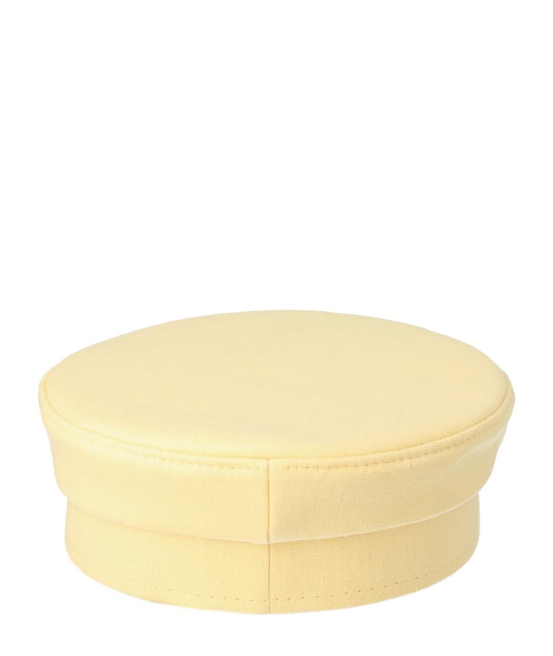 RUSLAN BAGINSKIY Желтая льняная кепка, фото 2