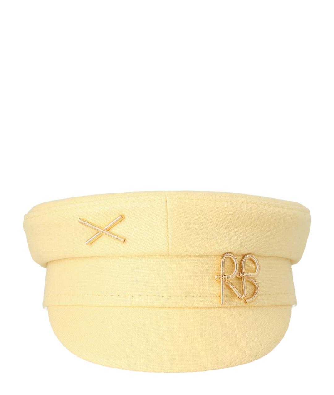 RUSLAN BAGINSKIY Желтая льняная кепка, фото 1