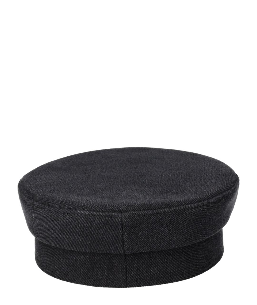 RUSLAN BAGINSKIY Черная хлопковая кепка, фото 2