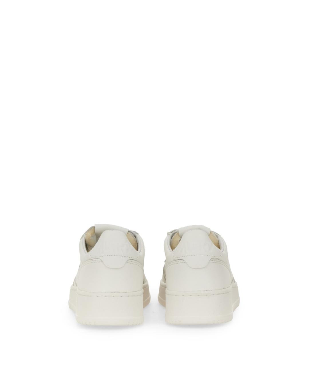 AUTRY Белые кожаные кроссовки, фото 3