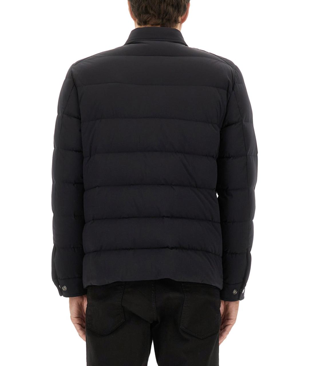 MOORER Темно-синий полиамидовый пуховик, фото 4