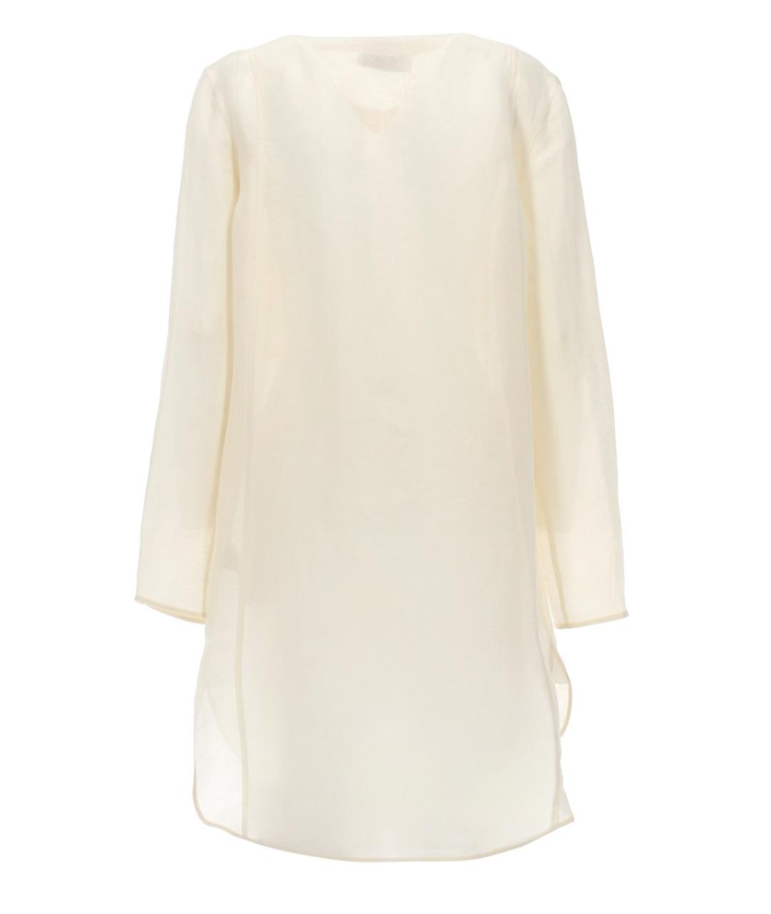 TORY BURCH Белая льняная туника, фото 2