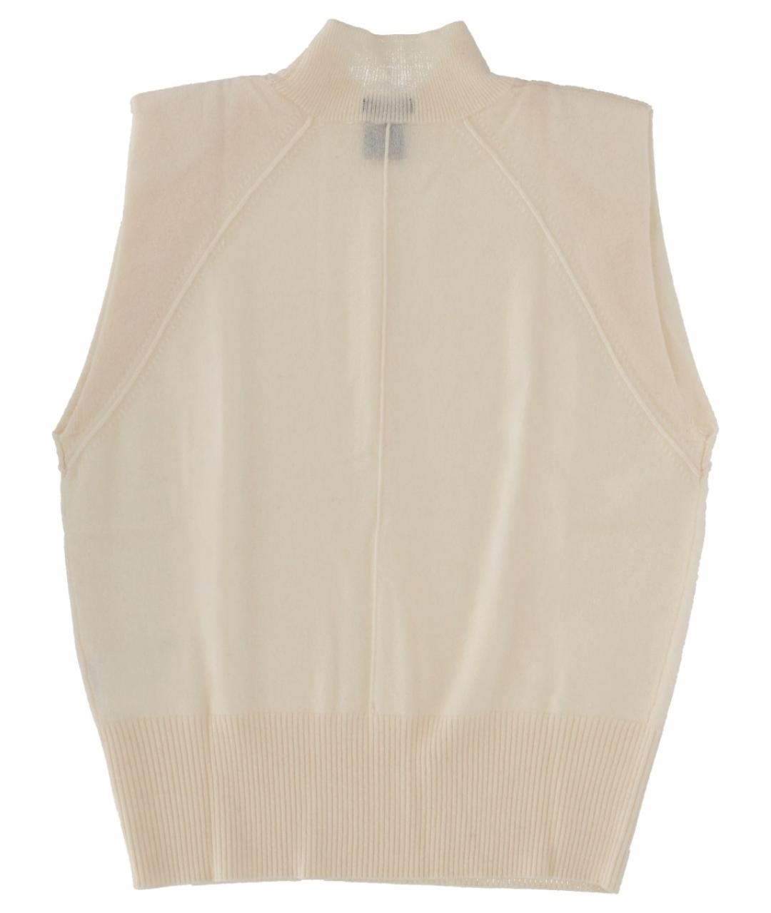 HUGO BOSS Белая кашемировая жилетка, фото 2