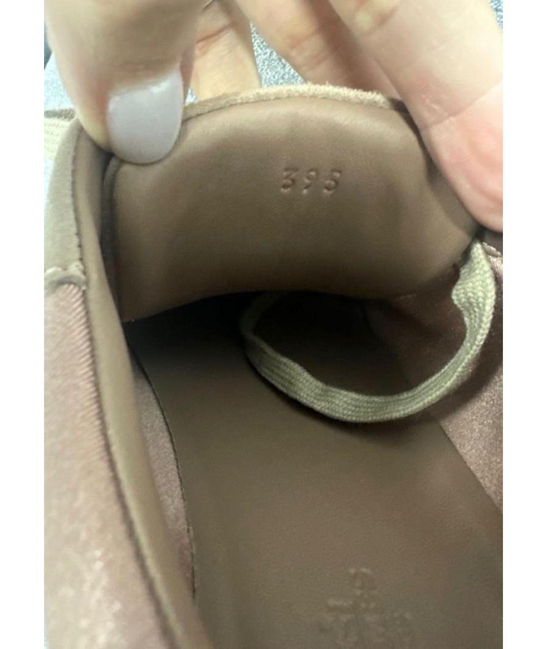 HERMES Розовые замшевые кроссовки, фото 6