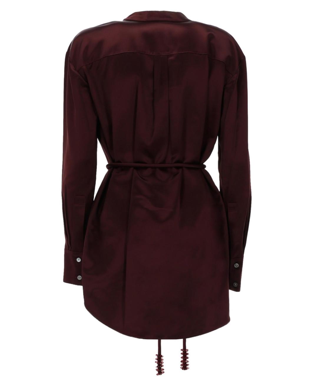 TORY BURCH Бордовая вискозная блузы, фото 3