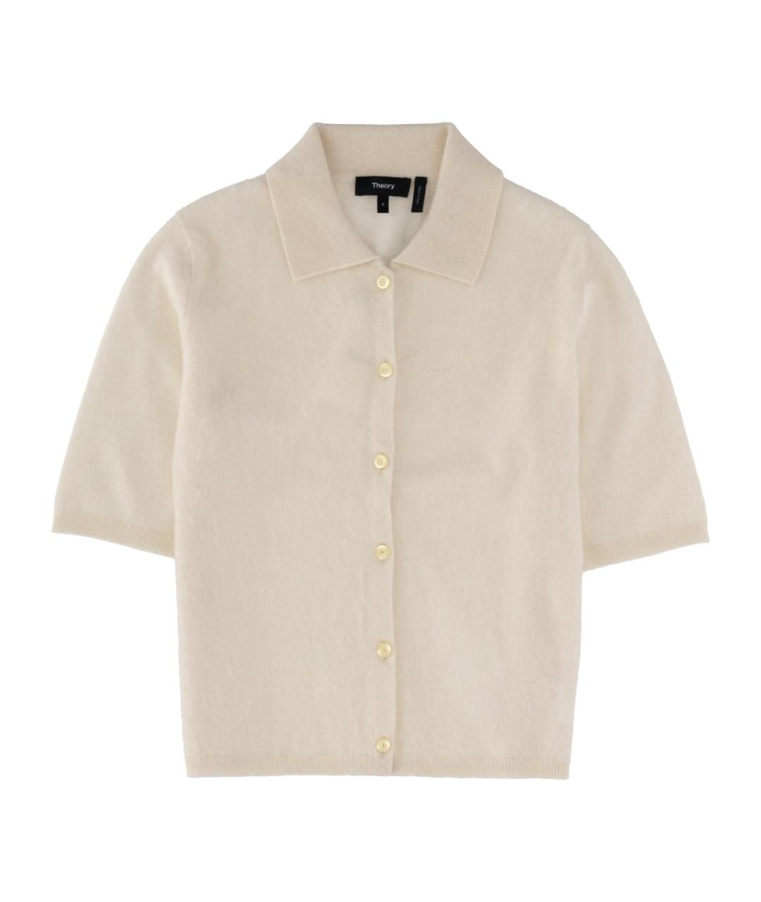 THEORY Белая кашемировая рубашка, фото 1