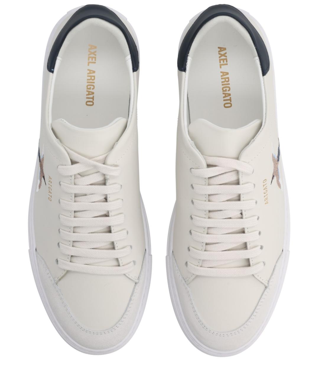 AXEL ARIGATO Белые кожаные низкие кроссовки / кеды, фото 5
