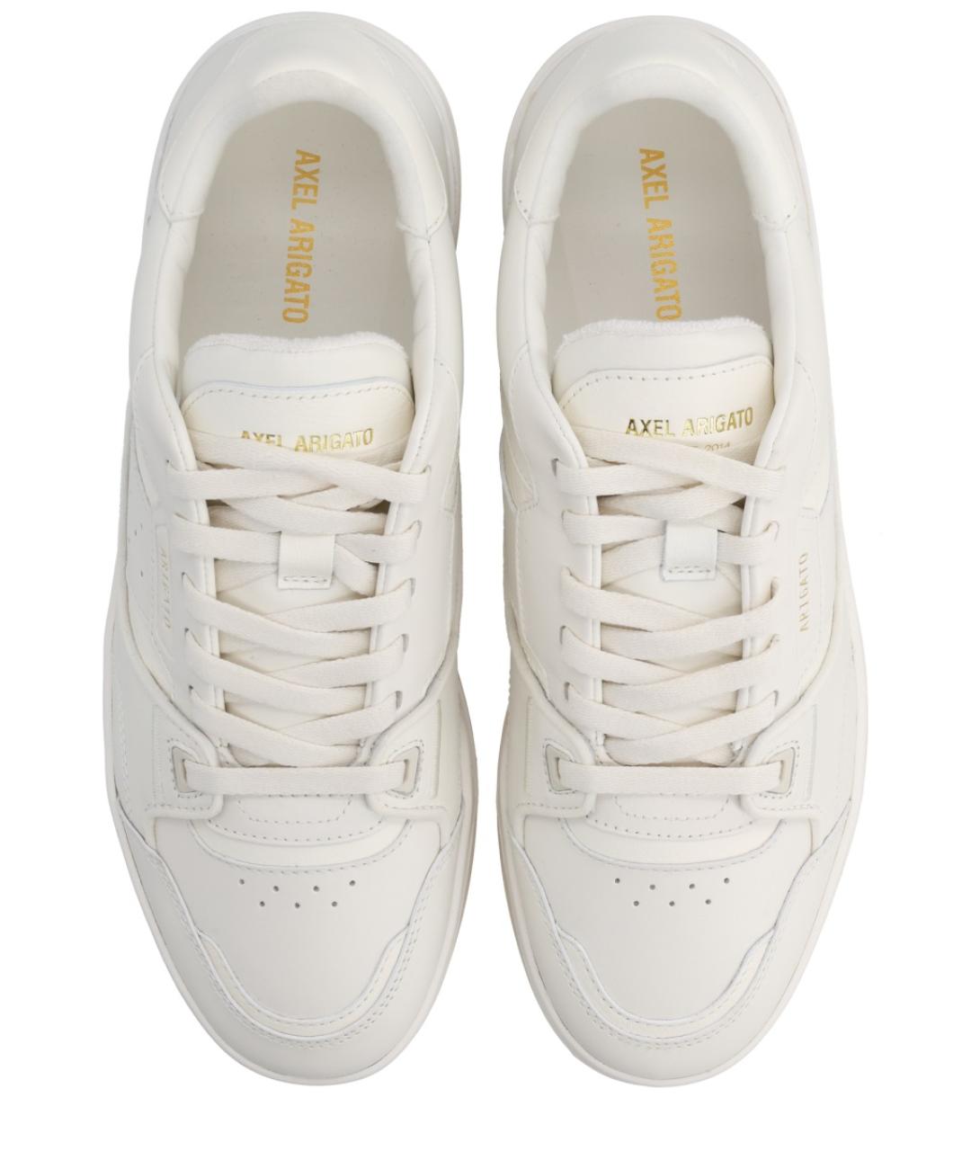 AXEL ARIGATO Белые кожаные низкие кроссовки / кеды, фото 5