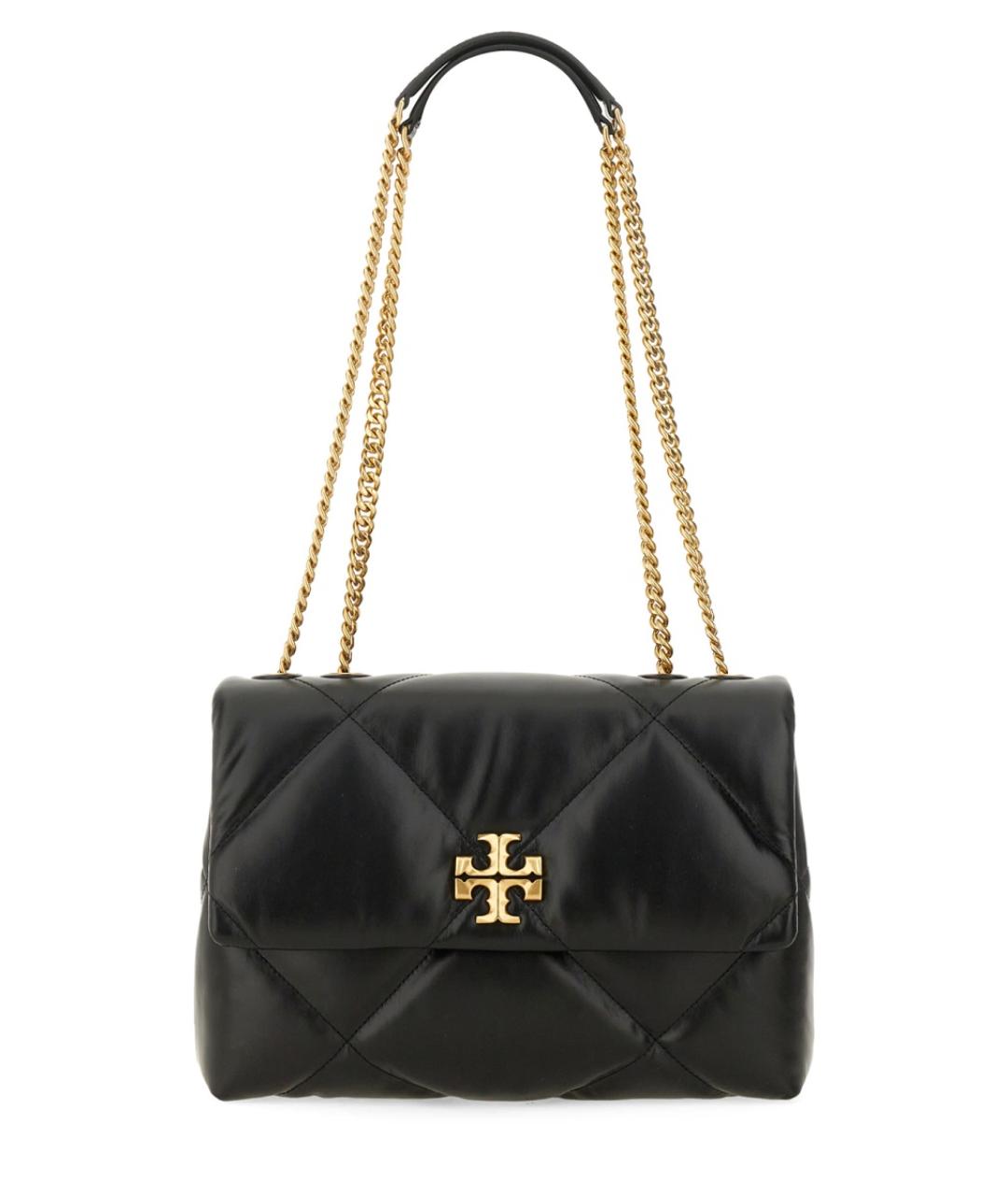 TORY BURCH Черная кожаная сумка через плечо, фото 1