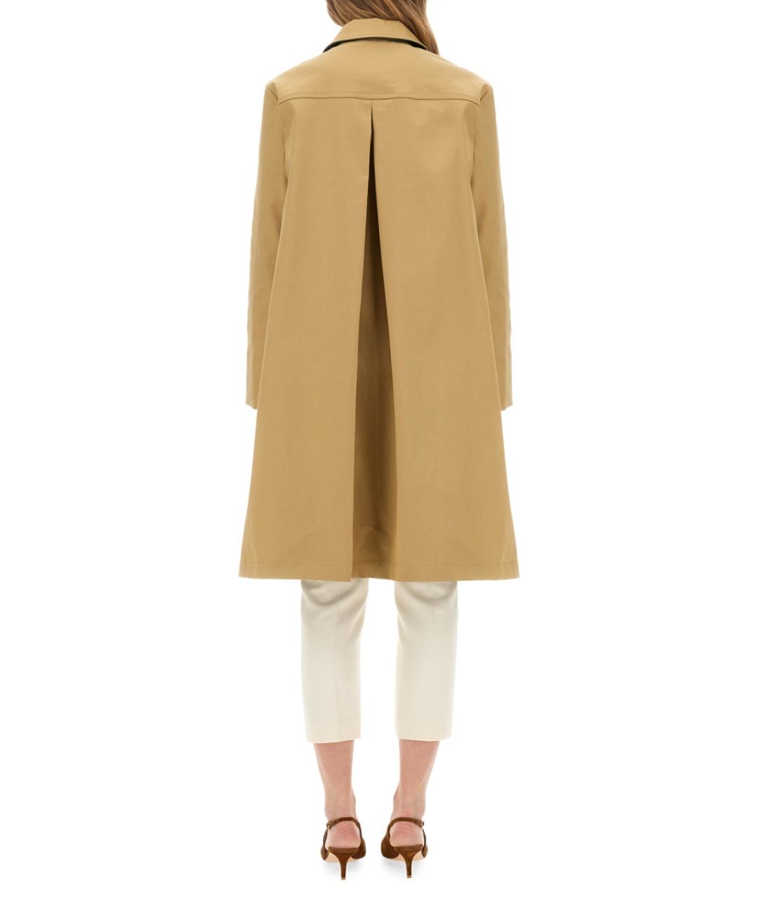 FAY Бежевый хлопковый тренч/плащ, фото 3