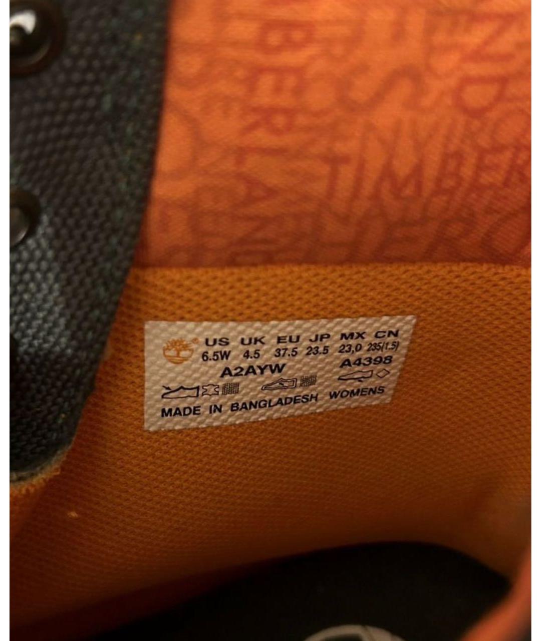 TIMBERLAND Горчичные нубуковые ботинки, фото 6