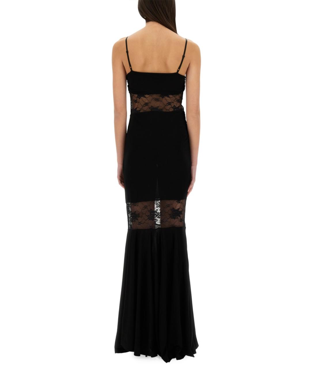 NINA RICCI Черное вискозное вечернее платье, фото 4