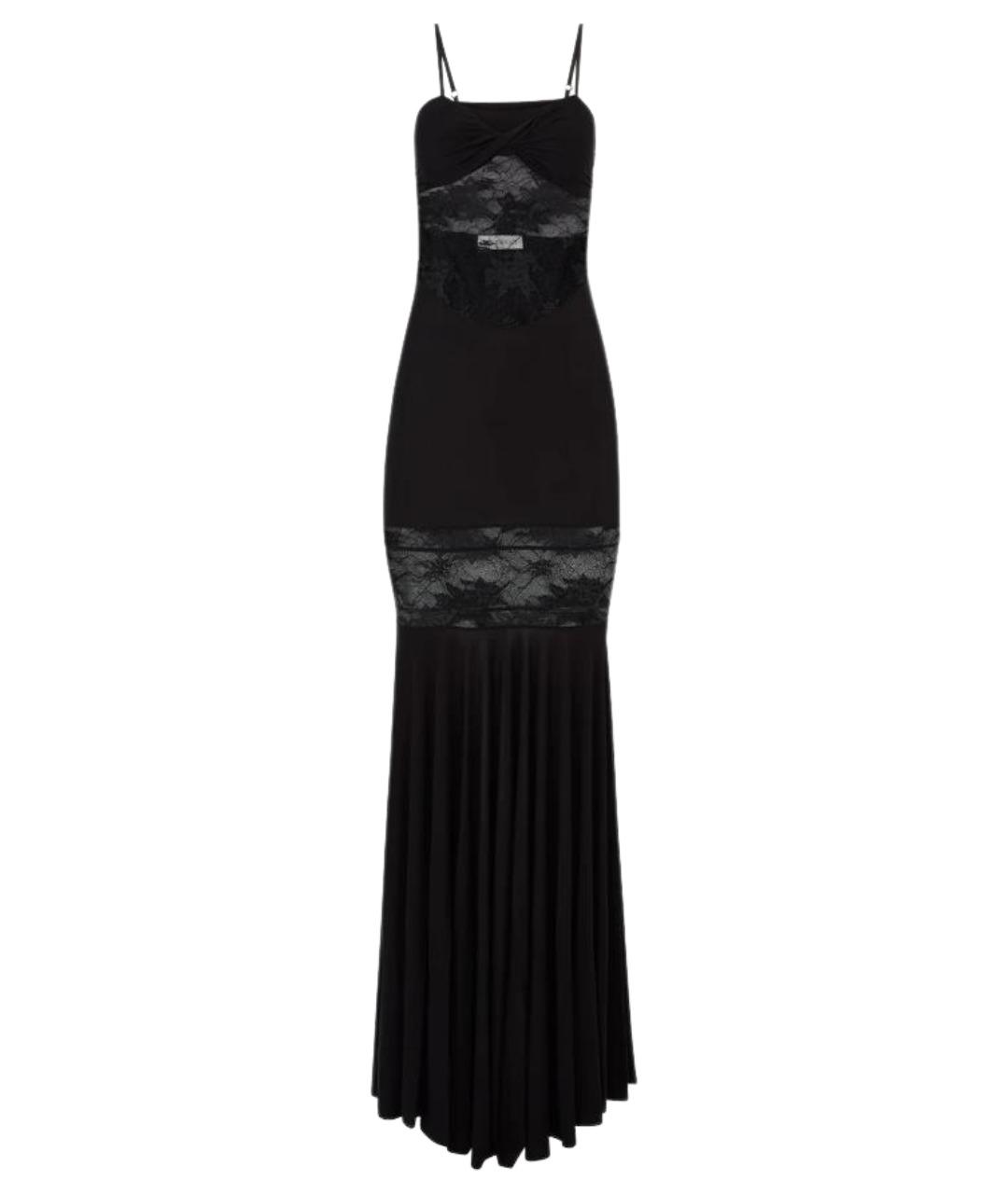 NINA RICCI Черное вискозное вечернее платье, фото 1