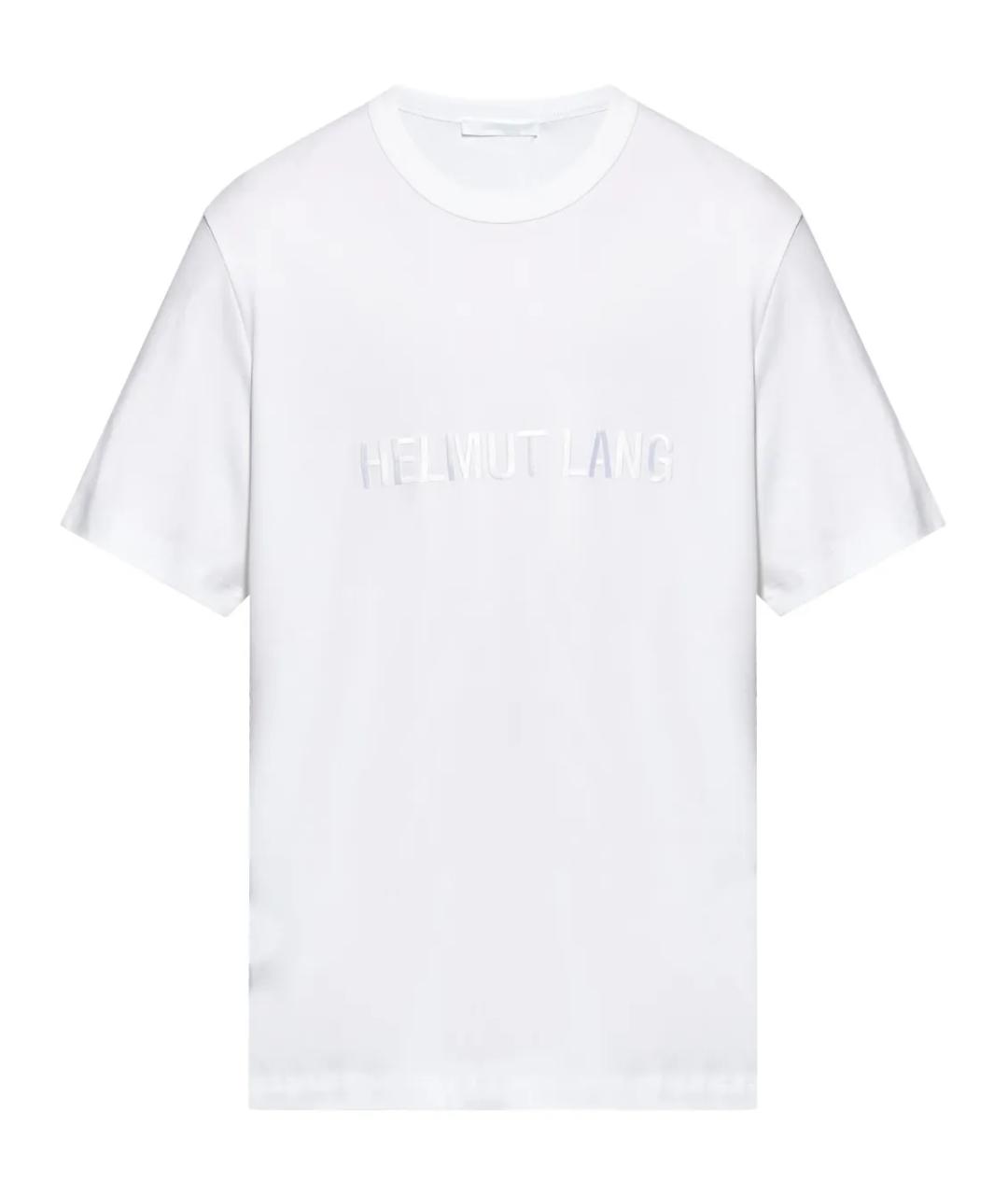 HELMUT LANG Белая хлопковая футболка, фото 1