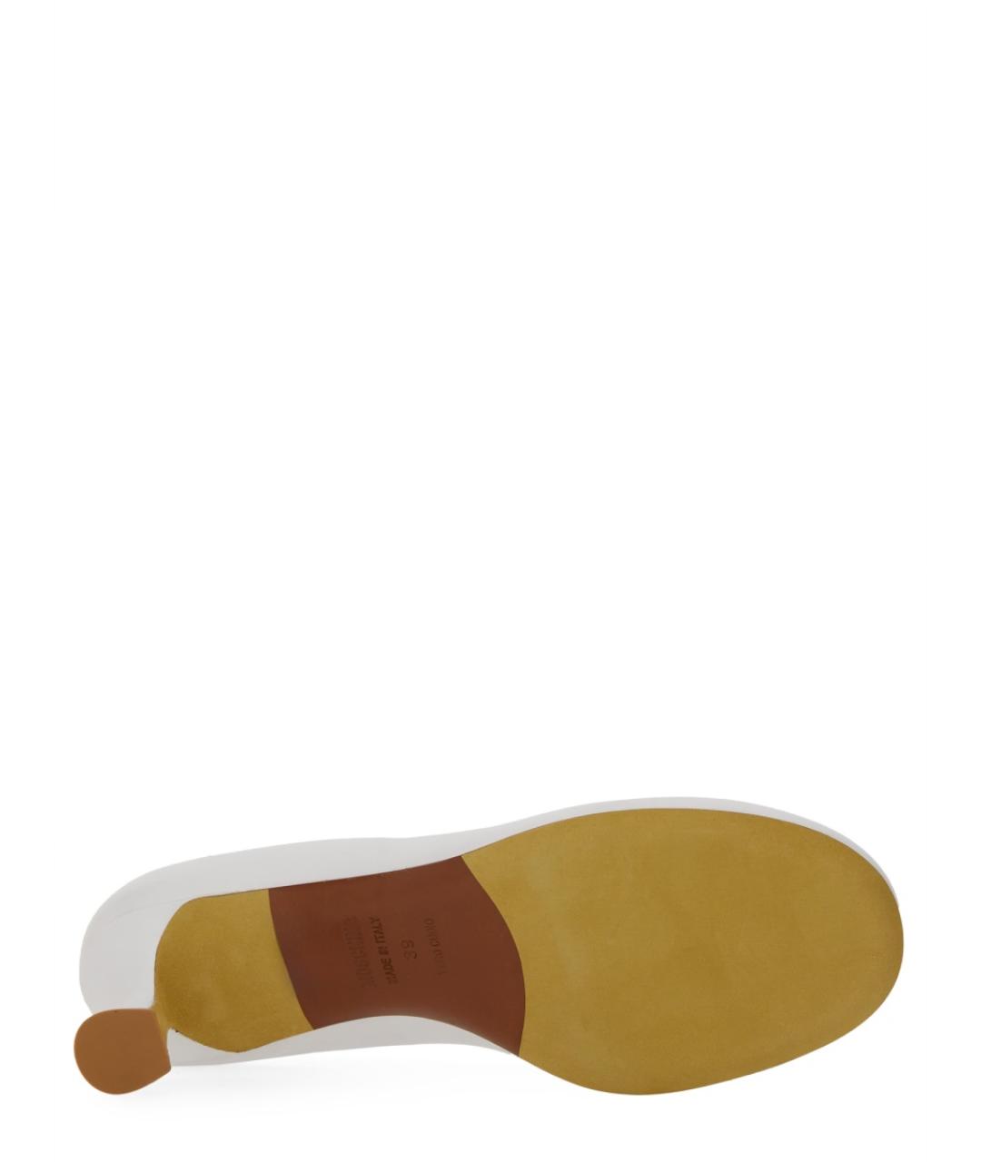 MOSCHINO Белые синтетические туфли, фото 4