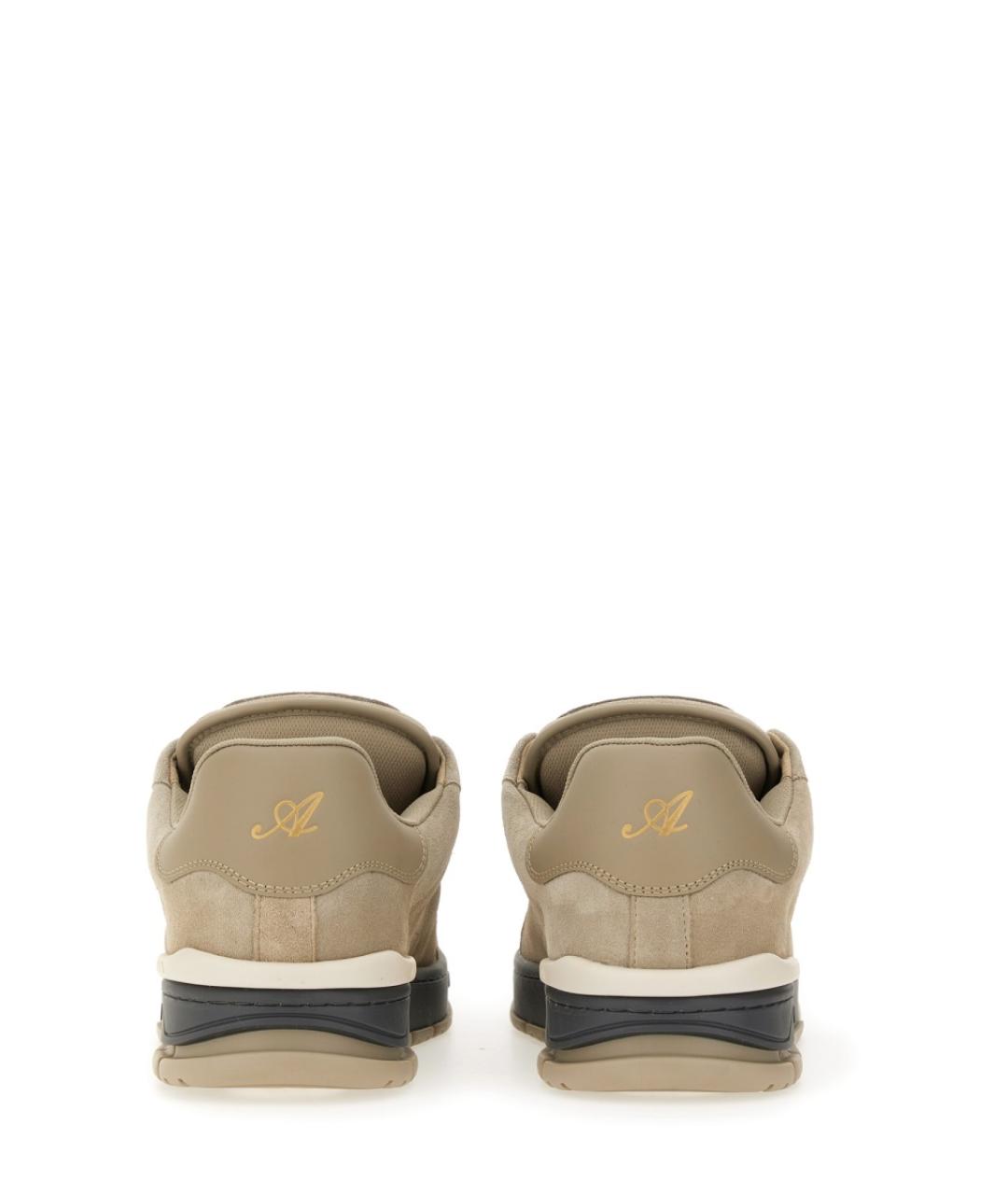 AXEL ARIGATO Бежевые замшевые низкие кроссовки / кеды, фото 3