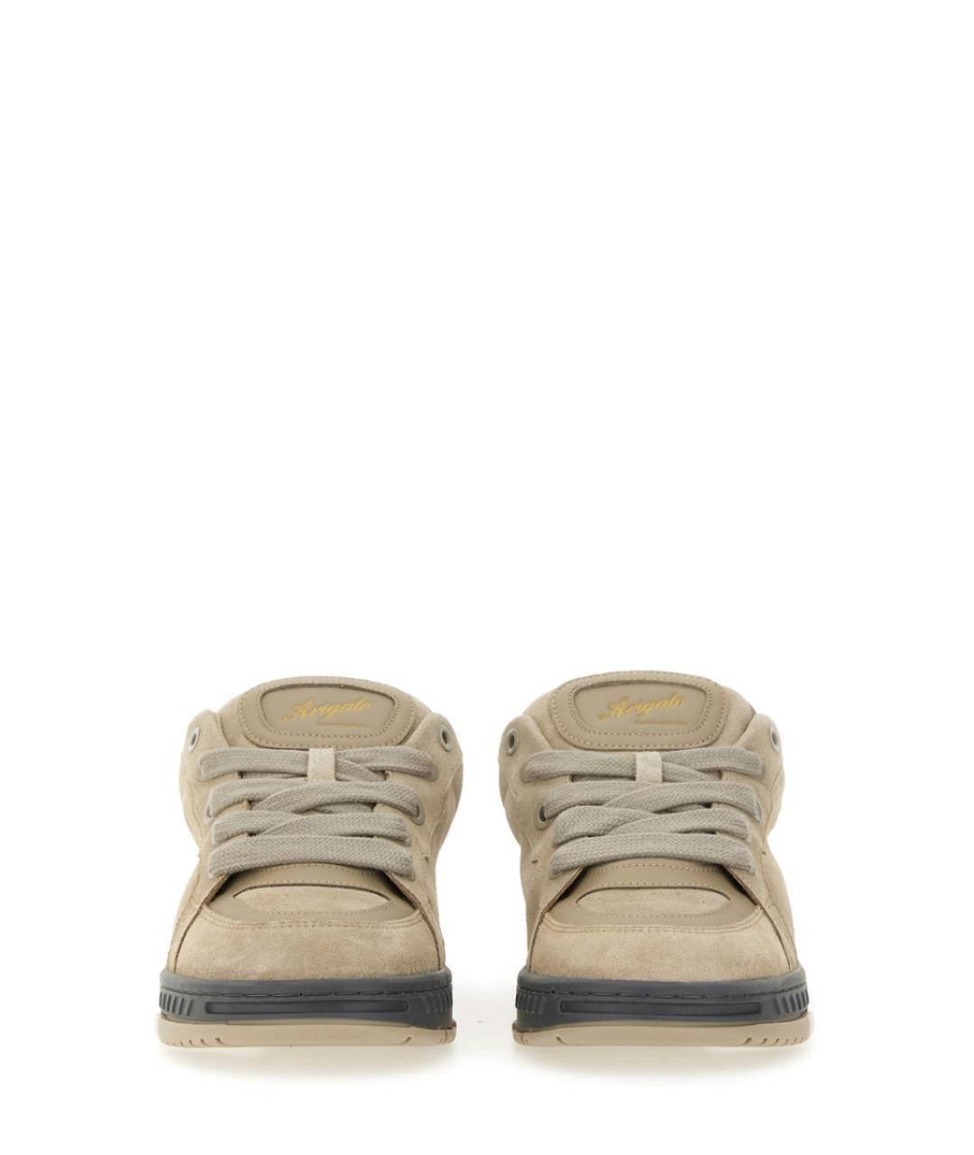 AXEL ARIGATO Бежевые замшевые низкие кроссовки / кеды, фото 4