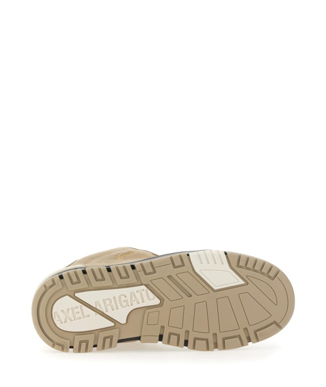 AXEL ARIGATO Бежевые замшевые низкие кроссовки / кеды, фото 5
