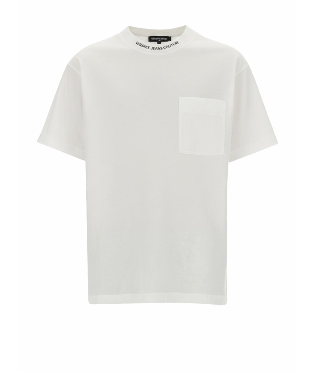 VERSACE JEANS COUTURE Белая хлопковая футболка, фото 1