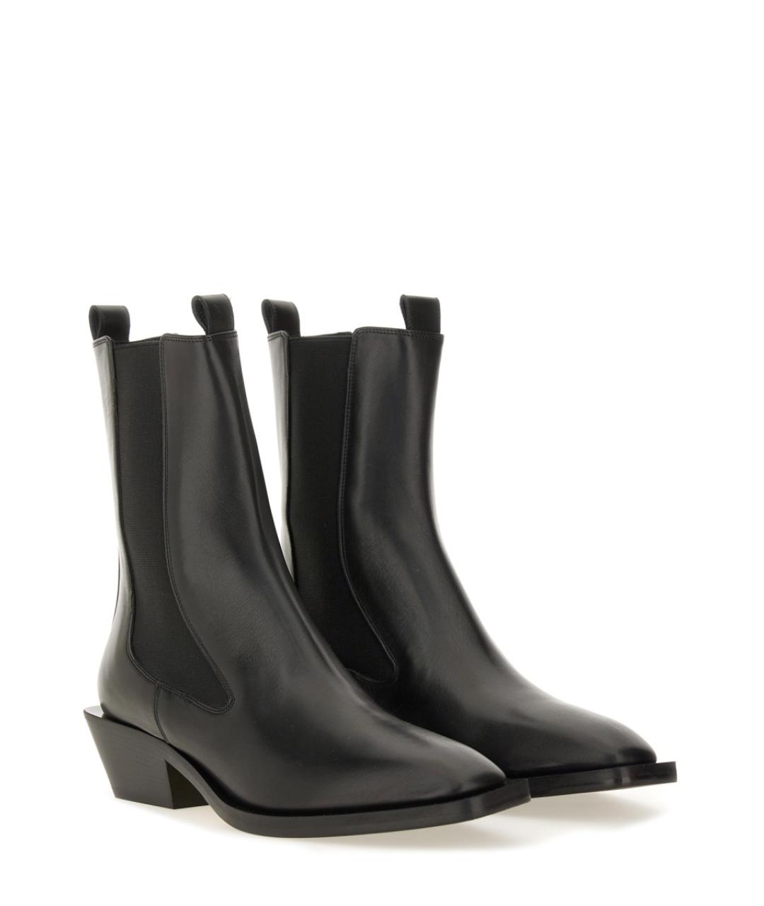 AEYDE Черные кожаные ботинки, фото 2