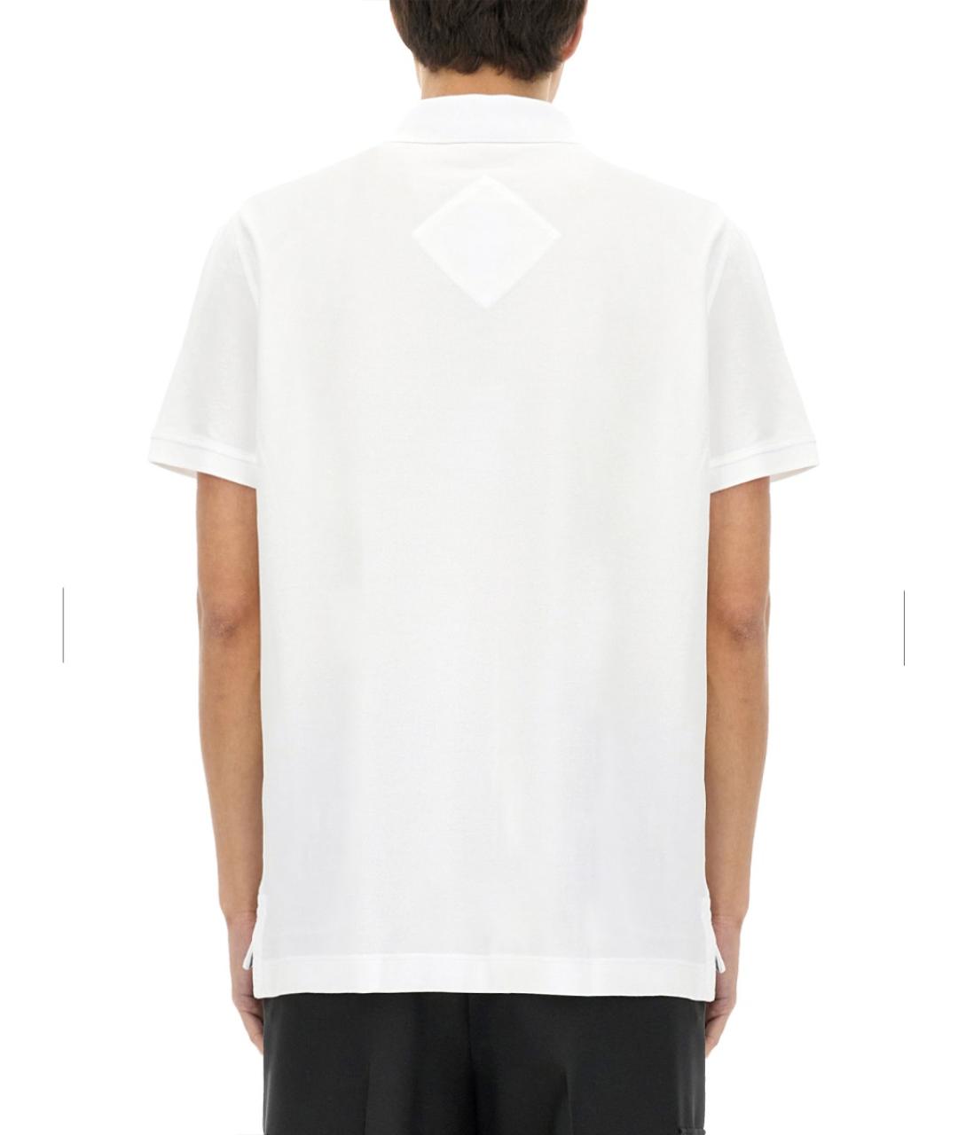 CANADA GOOSE Белое хлопковое поло с коротким рукавом, фото 2