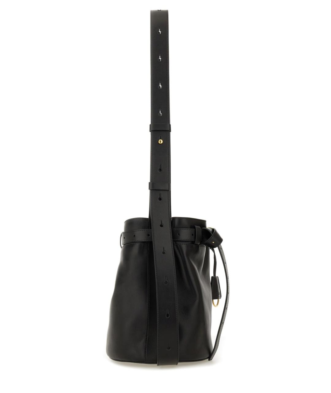 MOSCHINO Черная сумка через плечо из искусственной кожи, фото 3