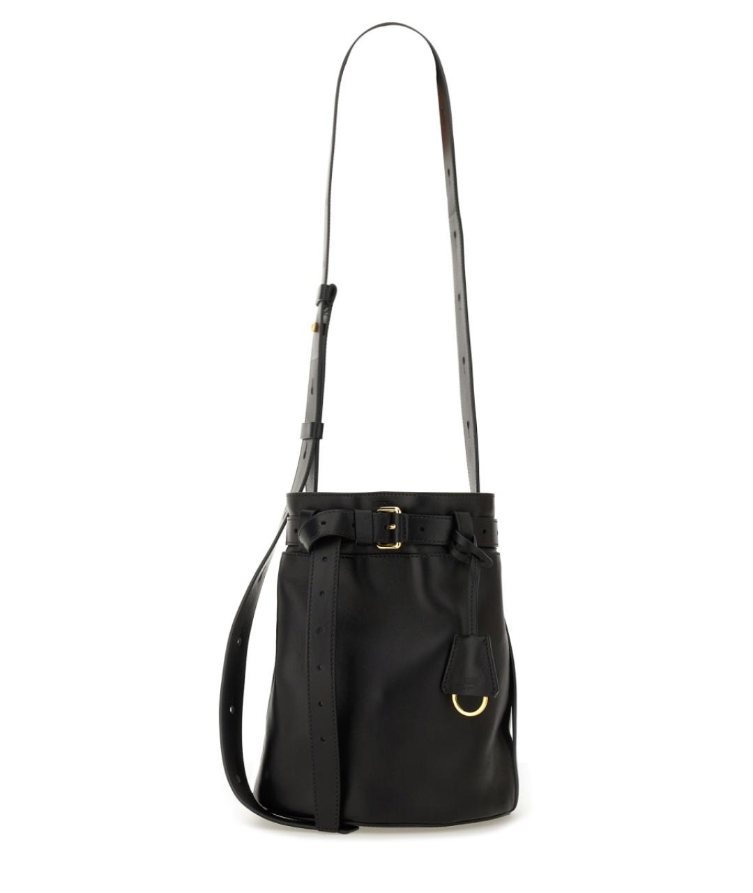 MOSCHINO Черная сумка через плечо из искусственной кожи, фото 1