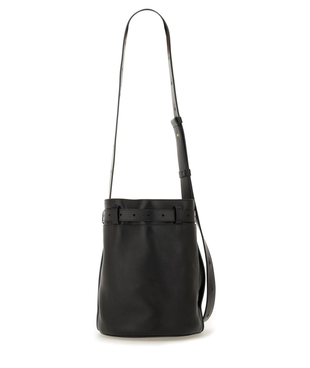 MOSCHINO Черная сумка через плечо из искусственной кожи, фото 2