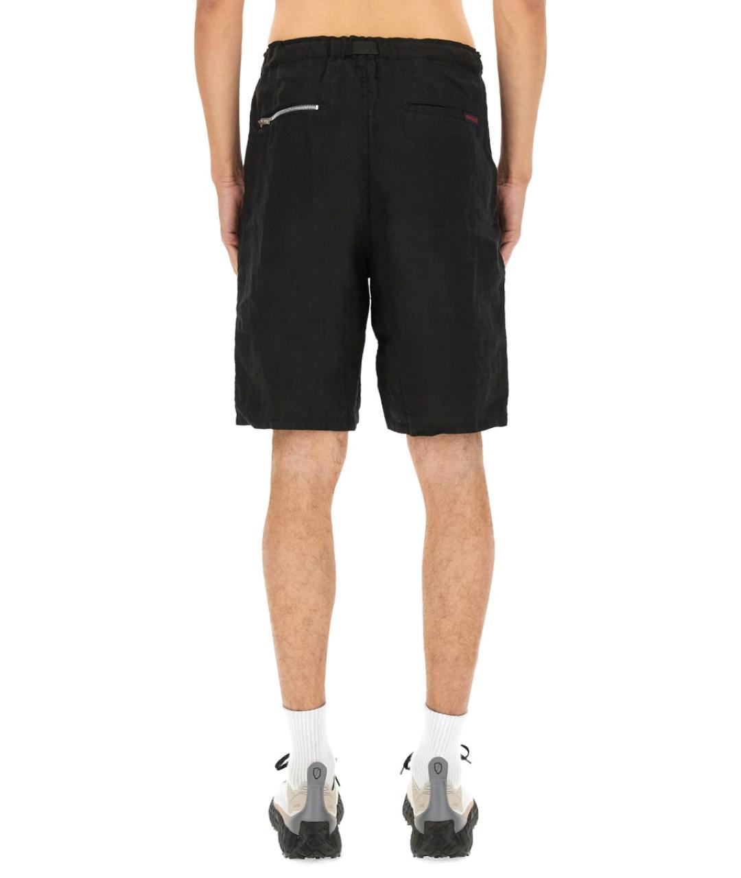 UNDERCOVER Черные льняные шорты, фото 4