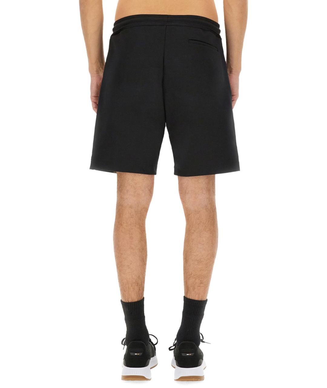 HUGO BOSS Черные хлопковые шорты, фото 3