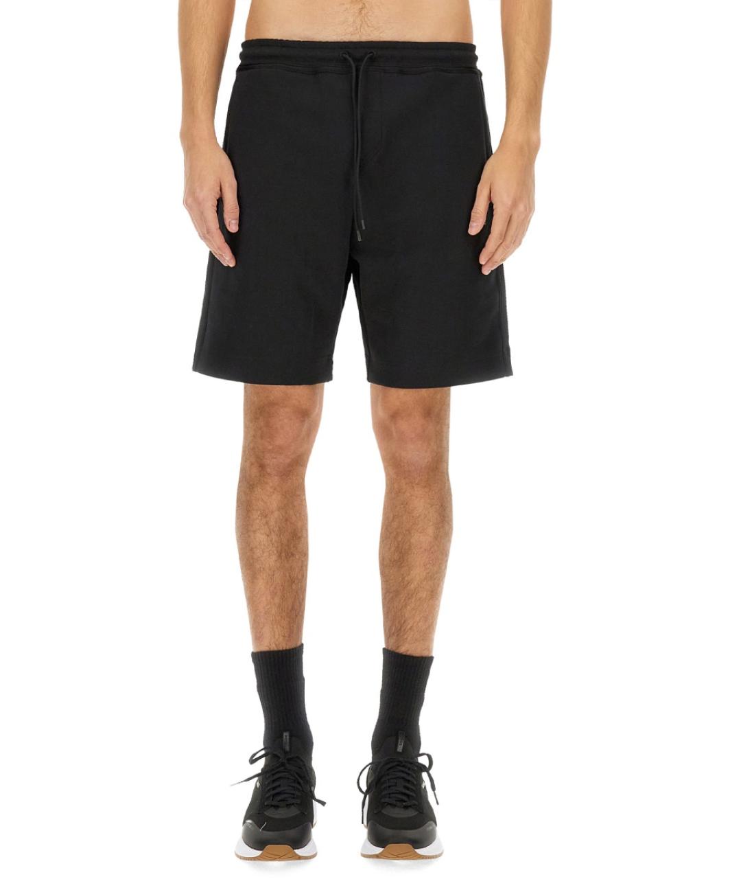 HUGO BOSS Черные хлопковые шорты, фото 1