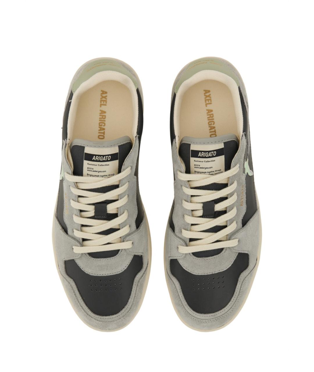 AXEL ARIGATO Серые замшевые низкие кроссовки / кеды, фото 6