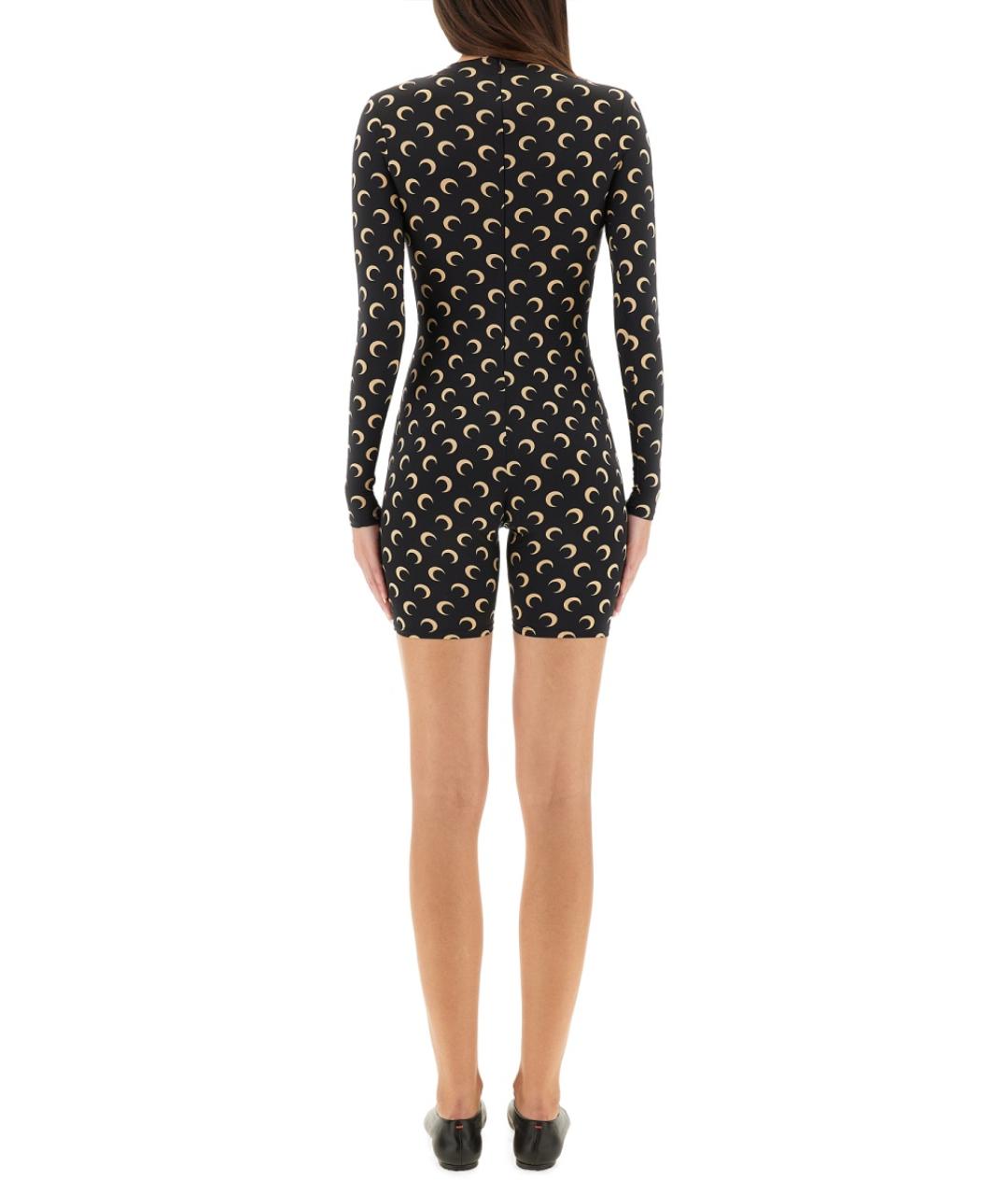 MARINE SERRE Черный полиамидовый комбинезон, фото 3