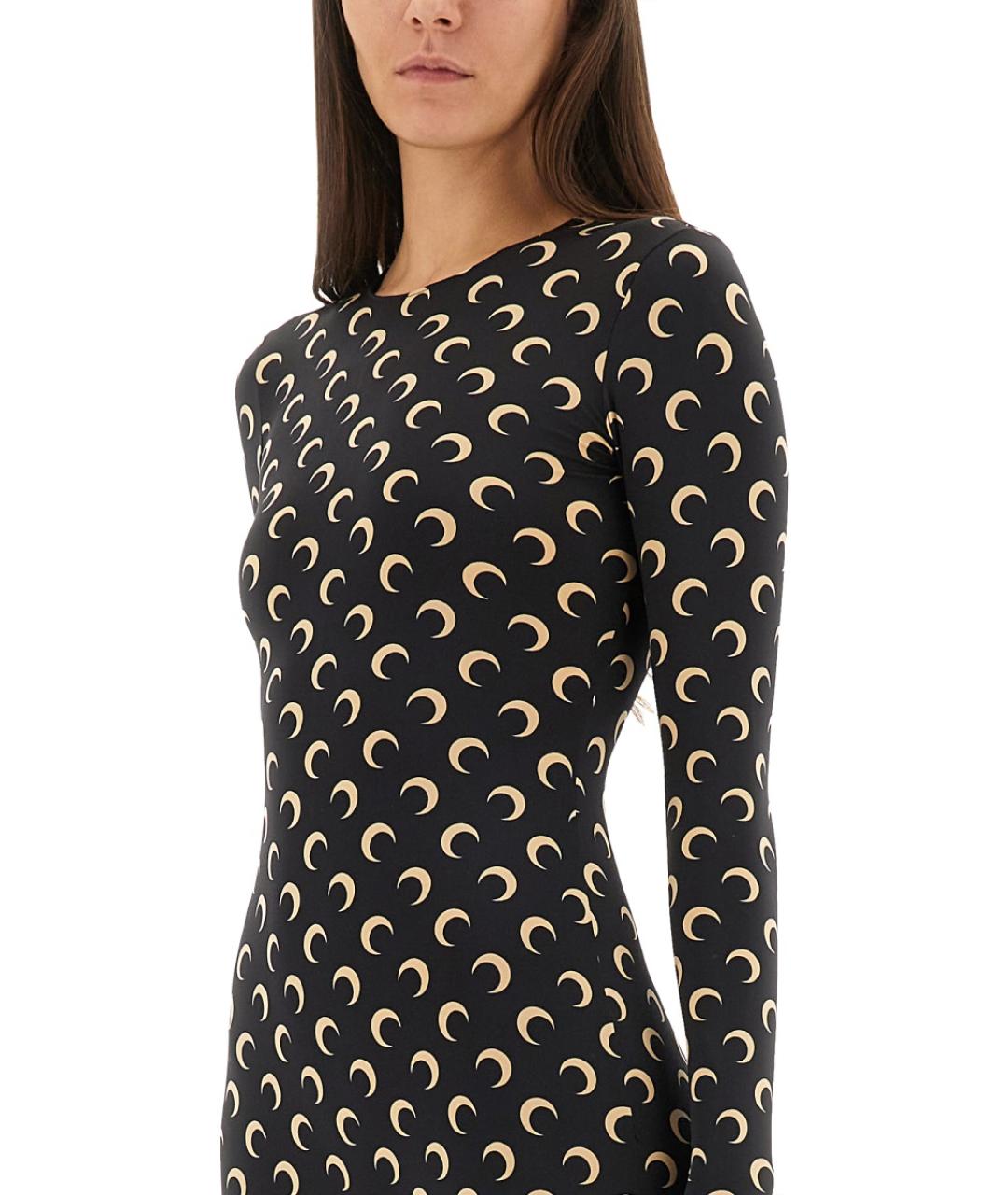 MARINE SERRE Черный полиамидовый комбинезон, фото 2