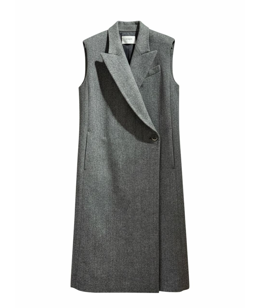 SPORTMAX Серый шерстяной жилет, фото 1