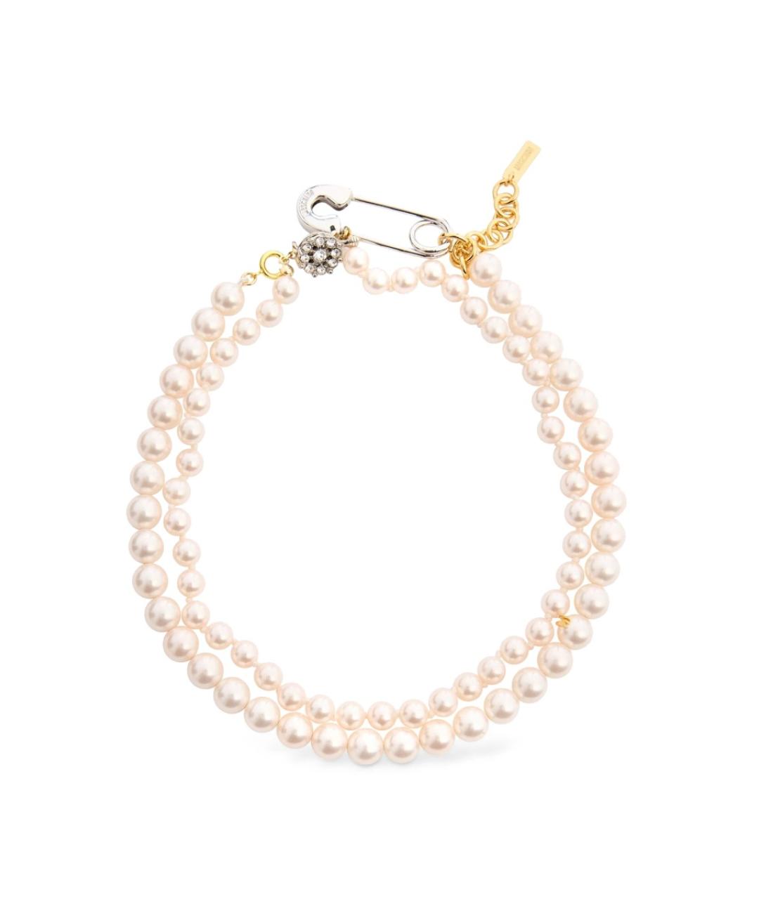 MOSCHINO Белое колье, фото 1