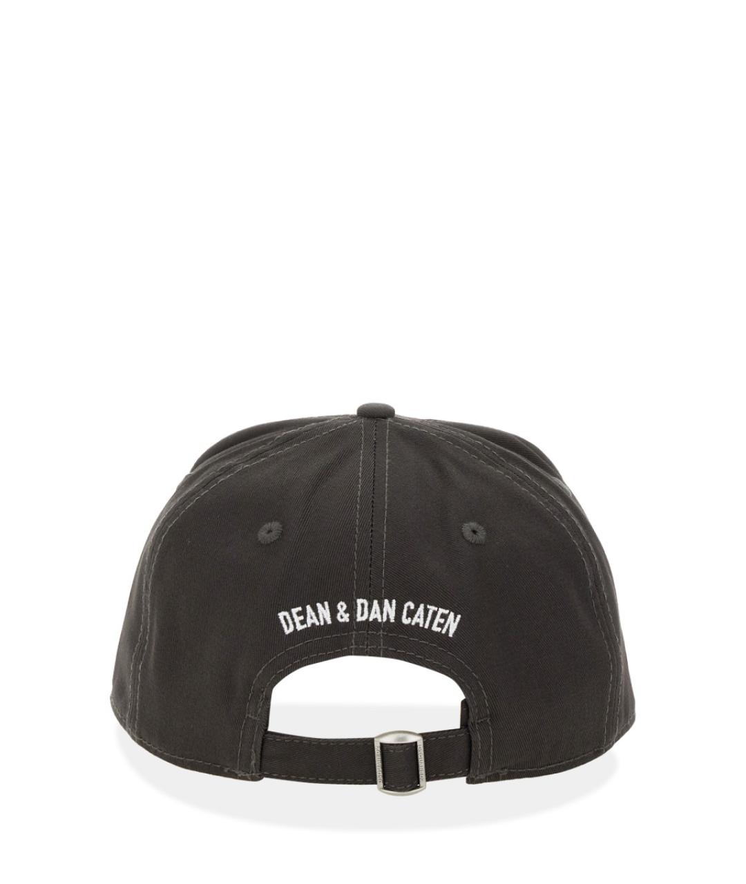 DSQUARED2 Черная хлопковая кепка/бейсболка, фото 3