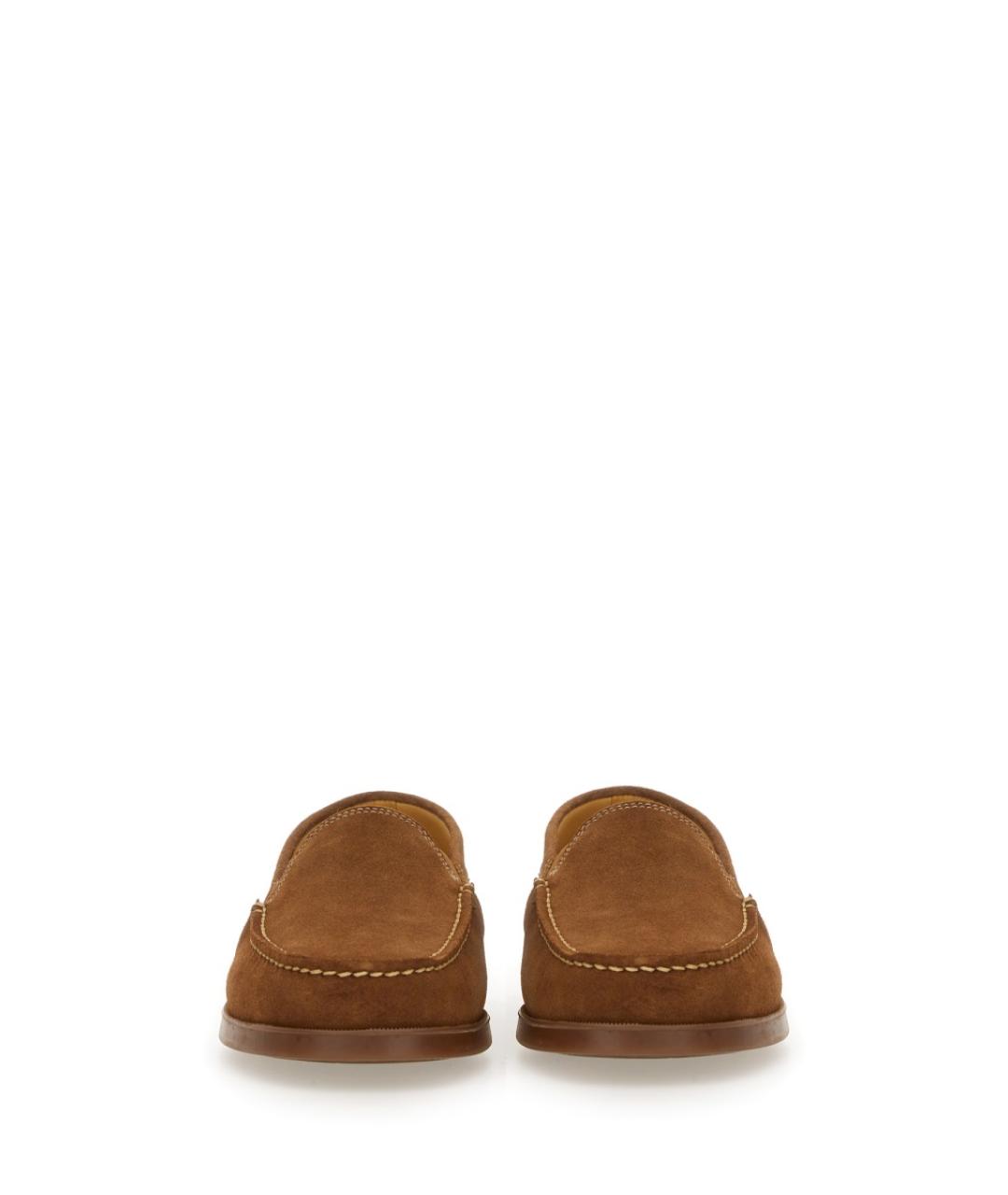PARABOOT Коричневые кожаные мокасины, фото 4