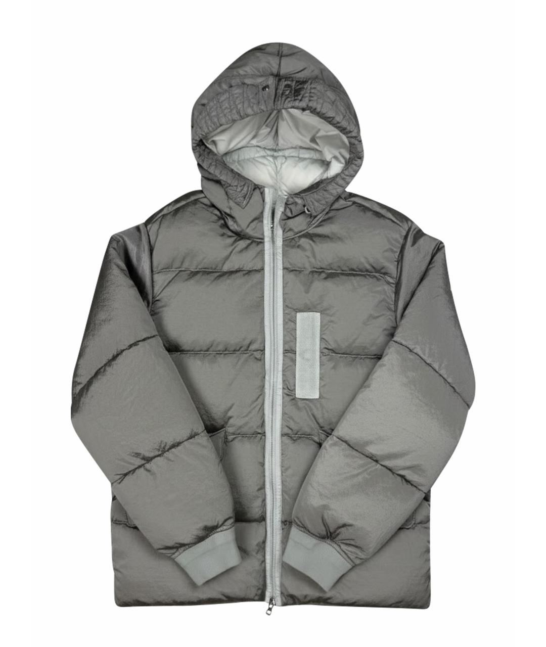 STONE ISLAND Серый пуховик, фото 1