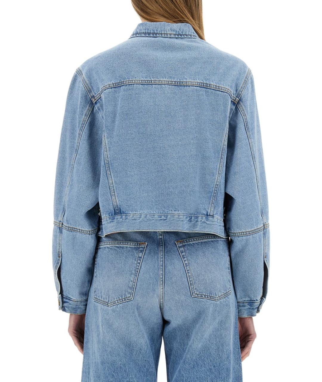 ALYSI Синяя хлопковая куртка, фото 3