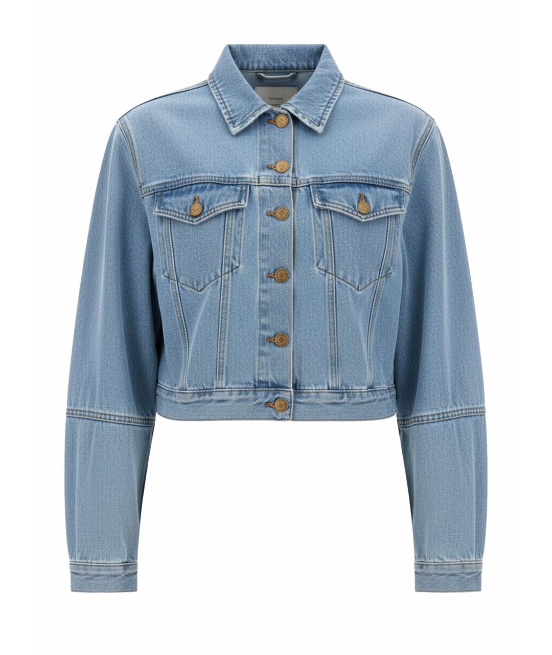 ALYSI Синяя хлопковая куртка, фото 1