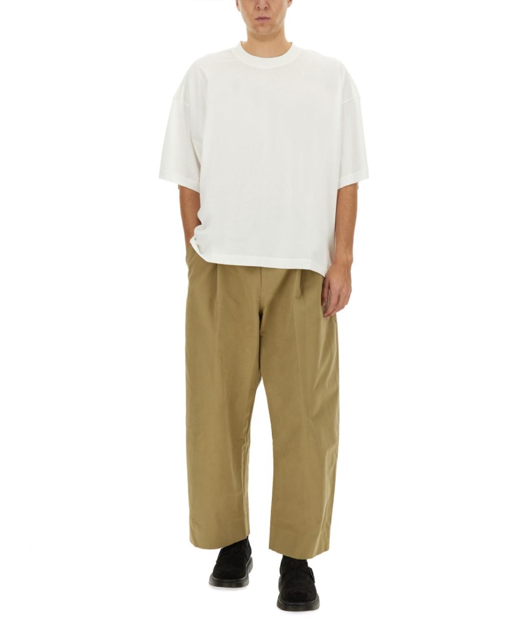 STUDIO NICHOLSON Белая хлопковая футболка, фото 2