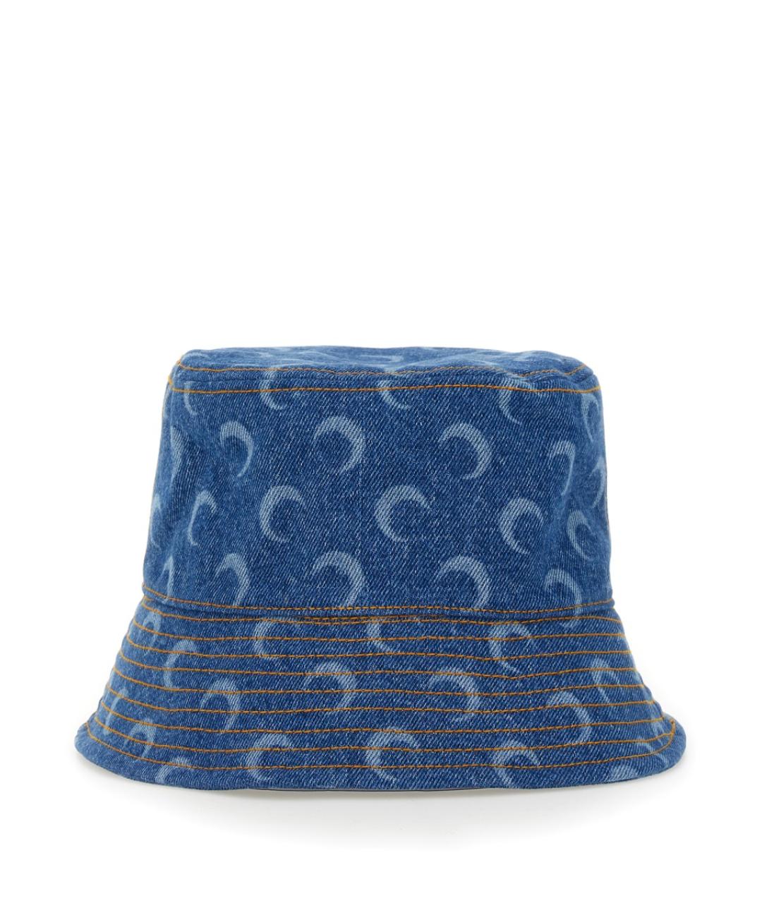 MARINE SERRE Синяя хлопковая панама, фото 1