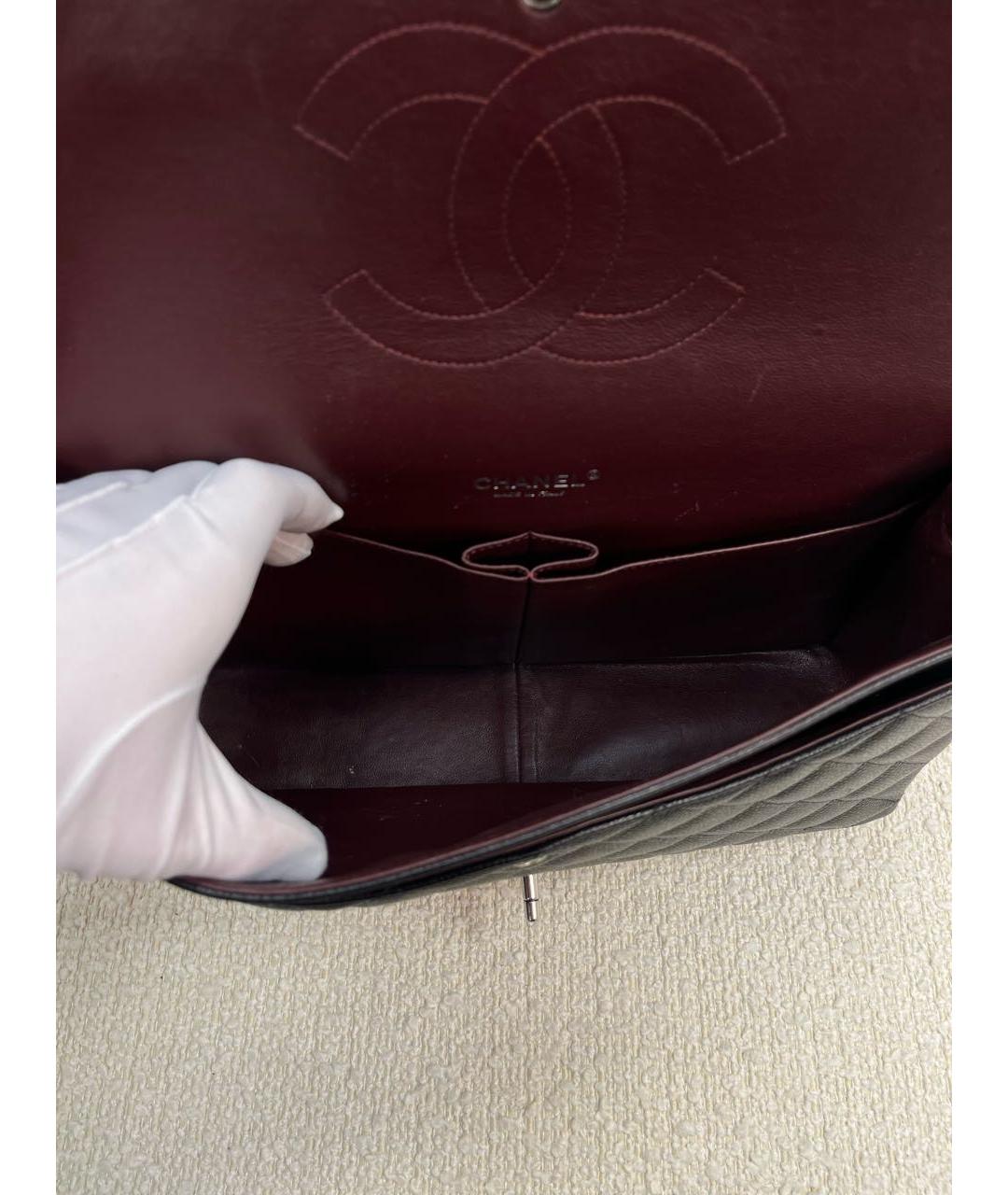 CHANEL Черная кожаная сумка через плечо, фото 4