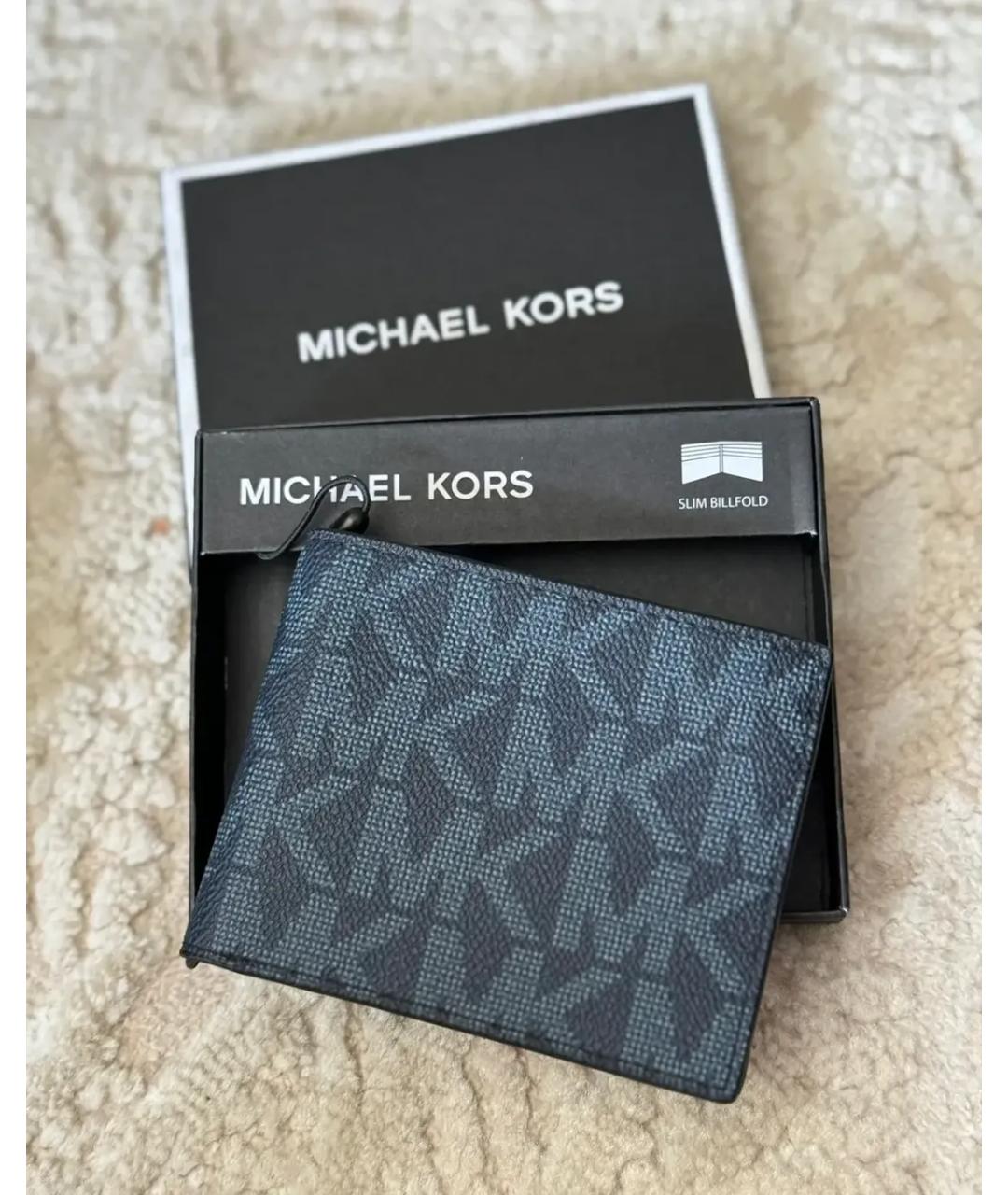 MICHAEL KORS Темно-синий кошелек, фото 5