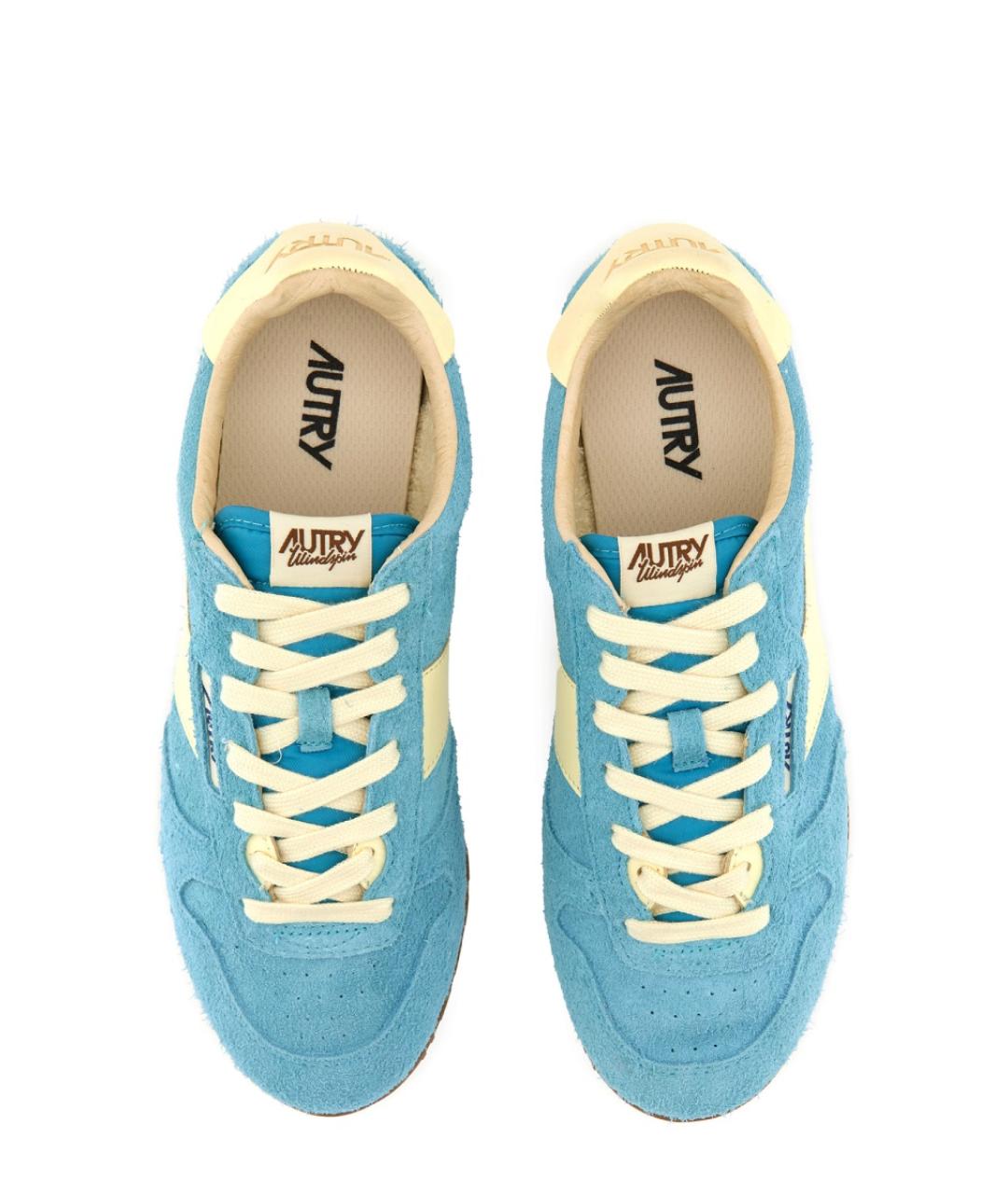 AUTRY Голубые замшевые кроссовки, фото 6