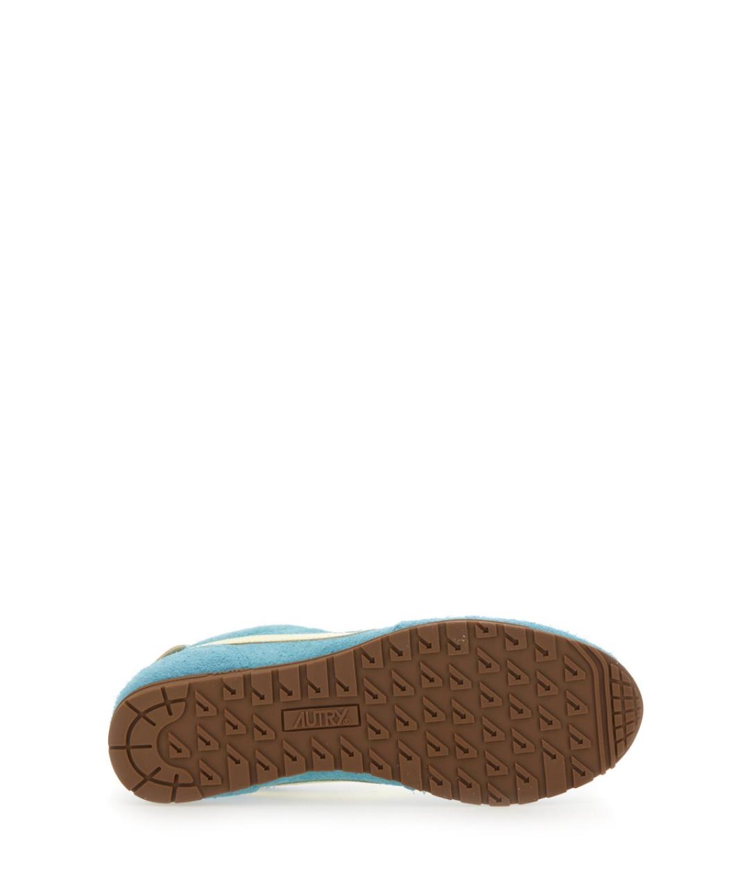 AUTRY Голубые замшевые кроссовки, фото 5