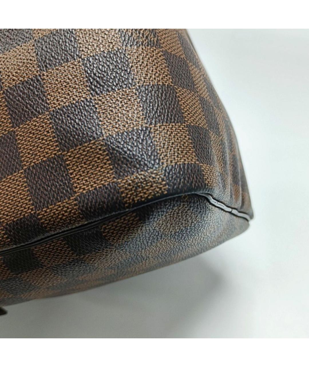 LOUIS VUITTON Коричневая сумка с короткими ручками, фото 4