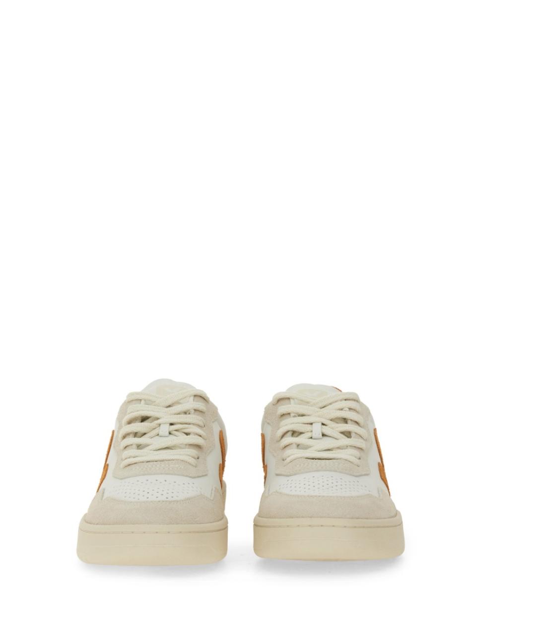 VEJA Бежевые кожаные кроссовки, фото 5