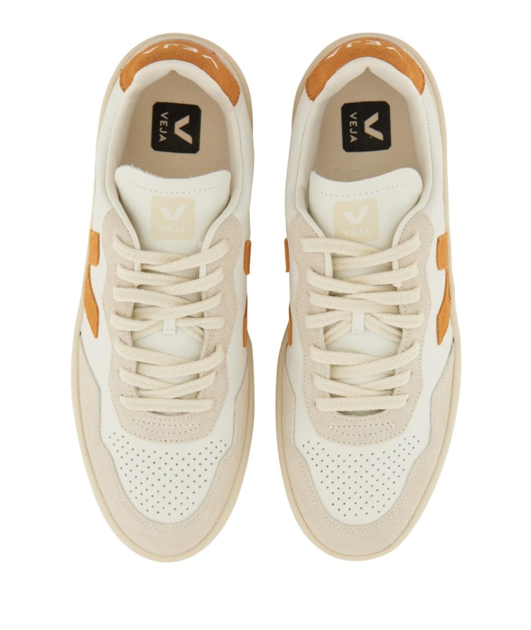 VEJA Бежевые кожаные кроссовки, фото 2